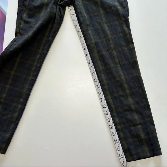 Worthington Dark Plaid Trousers - Picture 4 of 10
